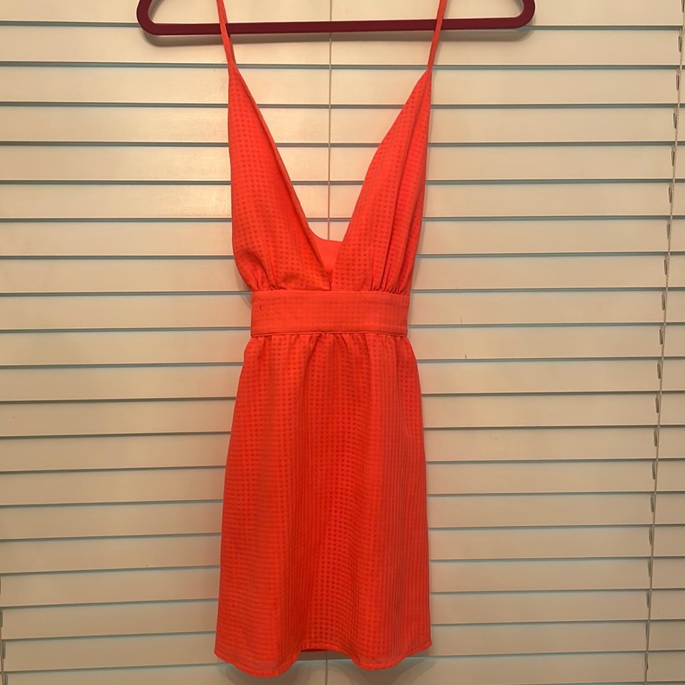 Superdown neon mini dress
